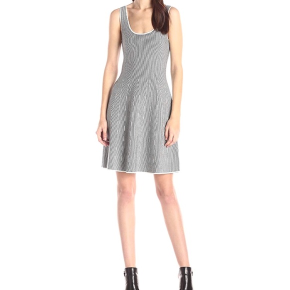 Theory Dresses & Skirts - Theory Cordis Geometric Knit Sleeveless Dress